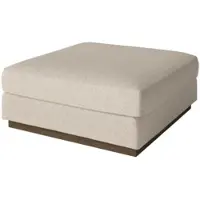 Bolia - Sepia Pouf 90 x 90 cm, Eiche dunkel geölt / Monza beige