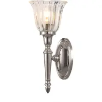 Elstead Lighting Elstead Dryden LED Wandleuchte G9 33cm Poliertes Nickel IP44