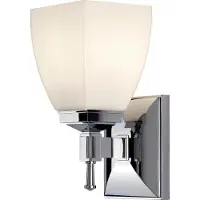 Elstead Lighting Elstead Shirebrook LED Wandleuchte G9 Chrom IP44