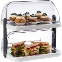 Aps Buffet-Vitrine "Doppeldecker", inkl. 4 Kühlakkus