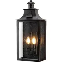 Elstead Lighting Elstead Kendal Außen-Wandleuchte E14 2-fach Alte Bronze IP44