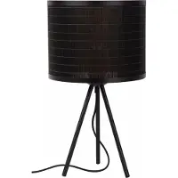 Lucide Tischlampe Tagalog Ø 26 cm schwarz