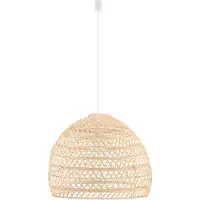 Lyora Hängelampe BOHO , dimmbar, Holz hell, für Wohn- / Esszimmer, Holz, Pendelleuchte