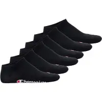 Champion Sneakersocken "Socken 6er Pack", Damen, Gr. 43-46, schwarz, Obermaterial: 71% Baumwolle CO. 23% Polyester PES. 4% Polyamid PA. 2% Elasthan EL., Socken Sneakersocken
