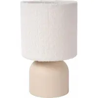 Lucide Tischlampe Woolly Sahne