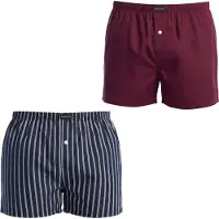 Abanderado 2er-Pack Herren Essenzielle Baumwoll-Boxershorts mit Öffnung AADXY