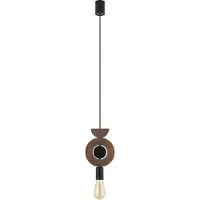 Nowodvorski Lighting Drops Hängeleuchte E27 Dunkles Holz