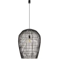 Nowodvorski Lighting Pendelleuchte Schwarz Haiti 1 E27 von
