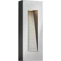 HINKLEY Luna LED Aussen-Wandleuchte GU10 2-fach Titan IP44