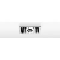 Dornbracht Regenbrause für Deckenanbindung, mit LED-Beleuchtung, eckig, 300x240mm, 28042980-93, Farbe: Chrom gebürstet