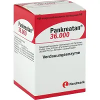 Pankreatan 36.000 magensaftresistente Hartkapseln 100 St Magensaftresistente