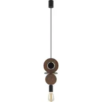 Nowodvorski Lighting Drops Hängeleuchte Dunkles Holz E27