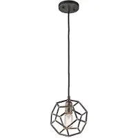 Kichler Elstead Rocklyn Hängeleuchte E27 24cm Rohstahl