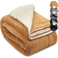 Beautissu Alina Decke 150x200cm Beige/Weiß