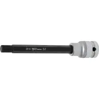 Bgs Bit-Einsatz Länge 140 mm Antrieb Innenvierkant 12,5 mm (1/2") Innenvielzahn (für XZN) M10