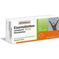 Ratiopharm GmbH Eisentabletten-ratiopharm 100 mg Filmtabletten 50 St