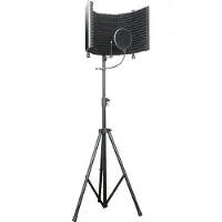 Mozos 2 in 1: Microphone stand for the acoustic booth/Holder for stage loudspeakers (MSHIELD-STAND)