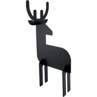 Securiton 3D Deko-Tafel - Rentier-Silhouette - Kreidestift inklusive