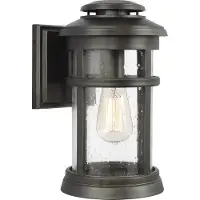 FEISS Elstead Newport Außen-Wandleuchte E27 33cm Antike Bronze IP44 Anti-Meerwasser