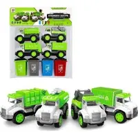 Trifox Müllwagen-Set mit Mülleimern (Spielzeug)