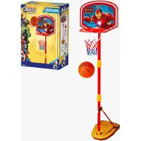 Iron Man and His Awesome Friends Basketballkorb – – Iron Man – Höhenverstellbar mit Sound und Lichteffekten – 100–160 cm