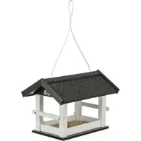 Trixie Vogelfutterhaus zum Aufhängen, schwarz/weiß, 36 x 25 x 25 cm