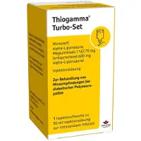 Thiogamma Turbo Set Pur Injektionsflaschen 50 ml