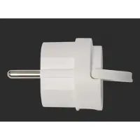 Pro Socket angle schuko mini, white