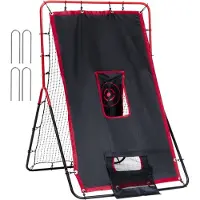 StarTech.com 2 in 1 Rückprallnetz Multisport Baseball Softball Pitchback 914x1372mm - Robust und vielseitig - Ideal für Training und Freizeit
