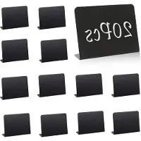 OEM Kunststoff Mini-Tische 100x75mm schwarz für Party