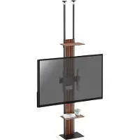 KIMEX Wandhalterung für TV, Solarlampen-Deckenmontage, geeignet für Bildschirme von 32" bis 65" - Höhenverstellbar von 200 bis 260 cm