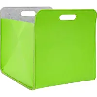 Dune Design Aufbewahrungsbox 2er Set Cube Filz Apfelgrün 33x38x33cm
