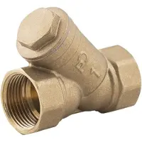 Perfexim | Schrägfilter DN50 - Messing - Hochtemperaturbeständig - Rostfreies Edelstahlnetz