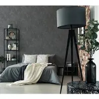 Living Walls Vliestapete "Tapete mit Blattschatten-Optik - Tropisches Muster" matt strukturiert Sanfte Vliestapete mit tropischem Blattschatten-Muster