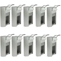 BODY PRODUCTS 10 Desinfektionsspender Alu 1000 ml Euronorm - kurzer Hebel - Alufront - Edelstahlpumpe