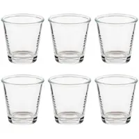 San Ignacio VIVALTO - Set mit 6 Kaffeegläsern aus Glas 90 ml