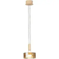 FISCHER&HONSEL GMBH Hängelampe LAVIN, dimmbar, creme / amber, für Wohn- / Esszimmer, Metall, Modern, Pendelleuchte