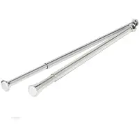 KS Handel 24 Duschvorhangstange 75 - 120 cm ALU silber glänzend Teleskopstange