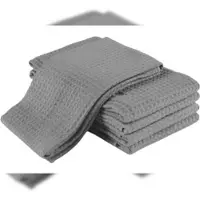 Metro Professional Küchentuch, Mikrofaser, 50 x 70 cm, Allzwecktuch, anthrazit, 5 Stück