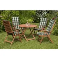 Merxx Gartenmöbelset "Vitoria" 9tlg. - Eukalyptusholz - 50070-100