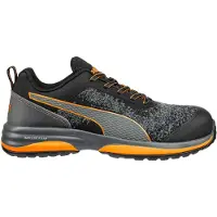 Puma Sicherheitshalbschuh Charge Orange Low nach EN ISO 20345:2011 S1P ESD HRO SRC grau Größe 42