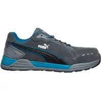 Puma Sicherheitsschuh Airtwist Grey Low nach EN ISO 20345:2011 S3 ESD HRO SRC grau Größe 43