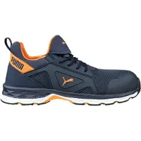 Puma Sicherheitsschuh Chase blue/orange low S1PS nach EN ISO 20345:2022 S1PS ESD FO HRO SR blau Größe 40