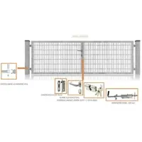FA-Bausysteme Doppelflügeltor Verzinkt 3500 x 1400 mm