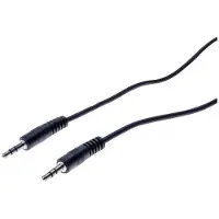 Exertis Connect Audiokabel 3.5 mm Klinkenstecker an 3.5 Klinkenstecker schwarz ca. 15.0