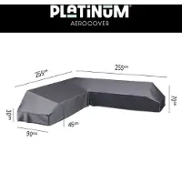 AeroCover Schutzhülle für Eck-Lounge - L-Form - Platform