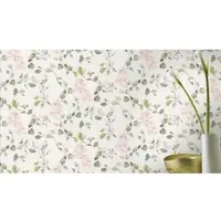 Rasch Papiertapete "mit Blüten" Motiv glatt Blumen
