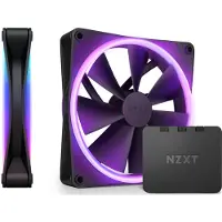NZXT F140 RGB DUO - Gehäuselüfter, Schwarz RF-D14DF-B1