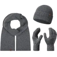 Rock Creek Schal Mütze Handschuhe Set Winterset