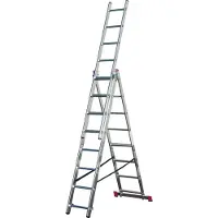 Krause Corda Leiter 3X 8 Sprossen
